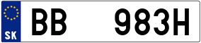 Truck License Plate